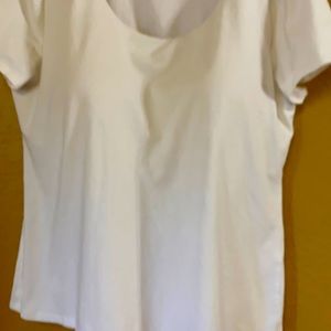 COPY - Top with built in bra. Definitely a D cup C doesn’t quite fill it up.